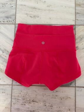Lululemon High-Rise Hot Pink wundertrain Athletic Shorts